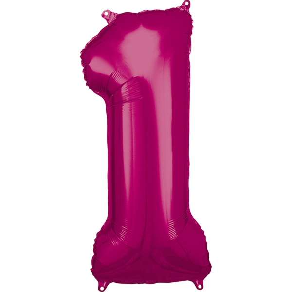 Large Number 1 Pink Amscan